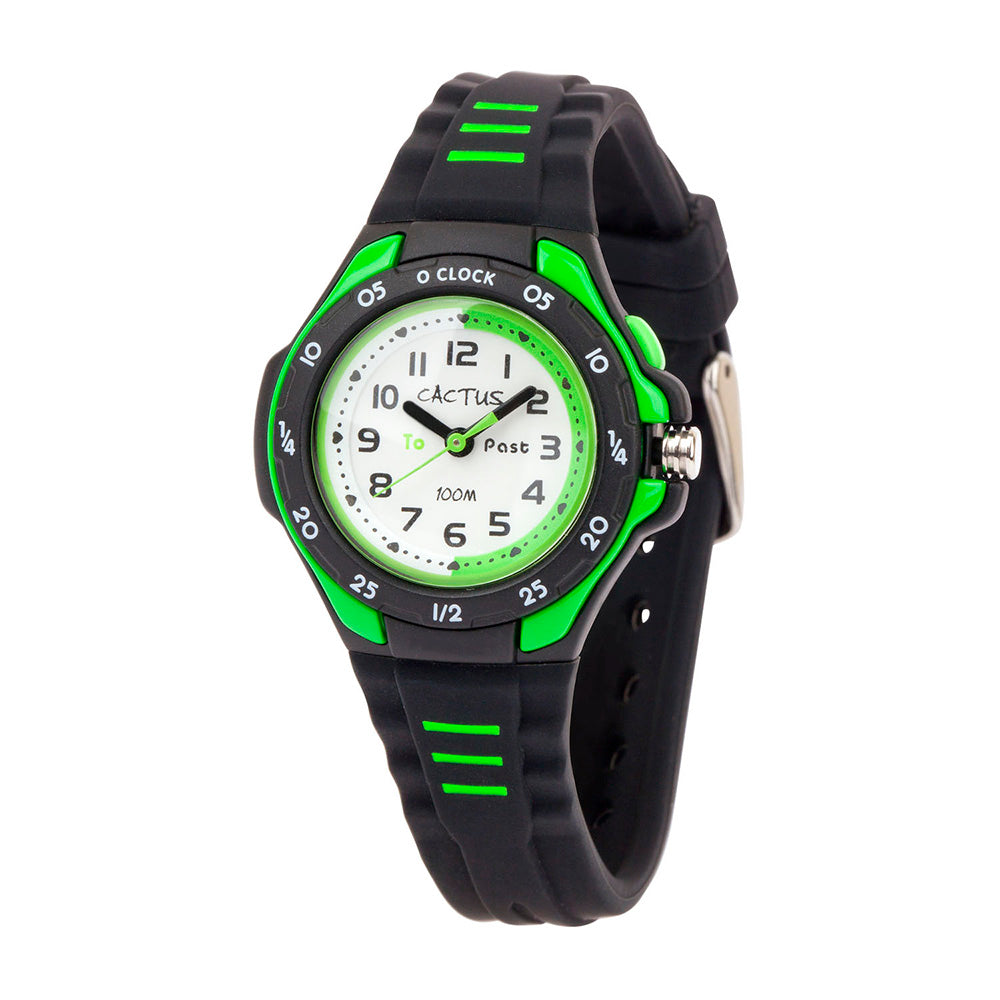 Cactus Kids Waterproof Time Teacher Watch