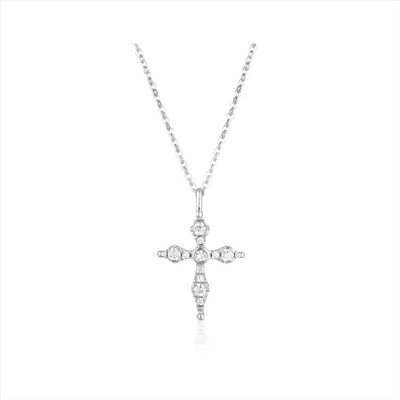 GEORGINI BLESS MINI SILVER CROSS