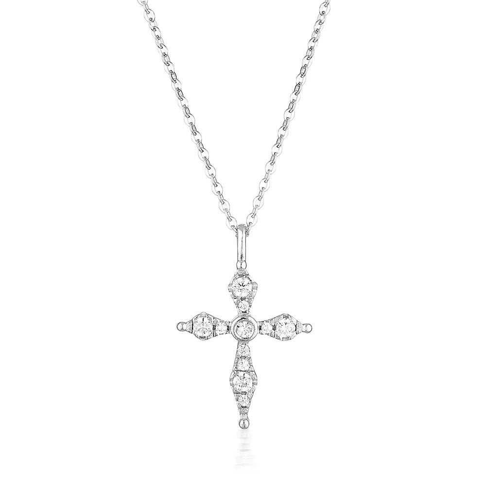 GEORGINI BLESS MINI SILVER CROSS