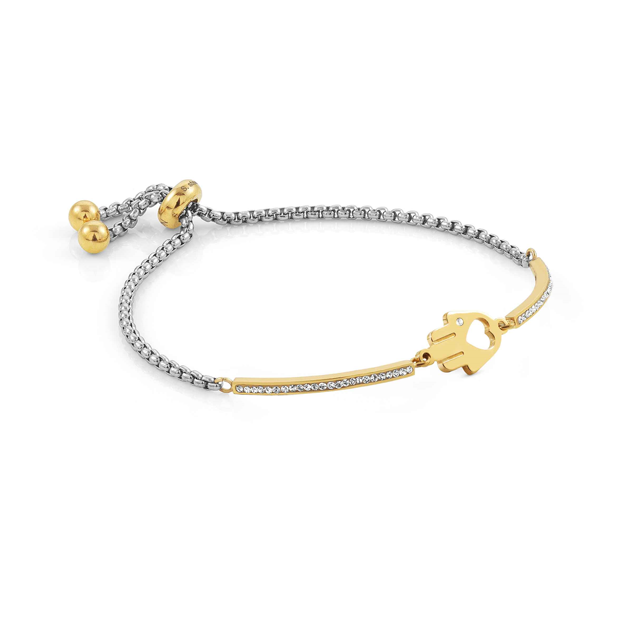 Nomination Milleluci Bracelet Gold Rich: Hand Of Fatima