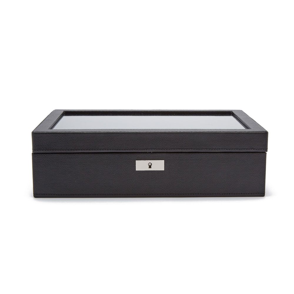 ROADSTER 10 PIECE WATCH BOX BLACK