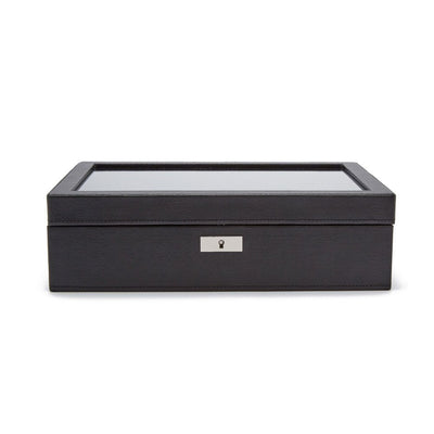 ROADSTER 10 PIECE WATCH BOX BLACK