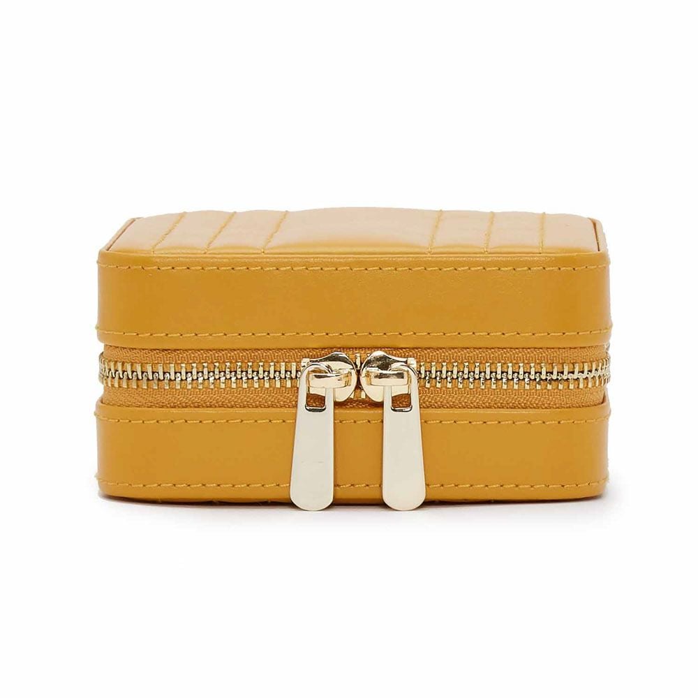 MARIA SMALL ZIP CASE MUSTARD