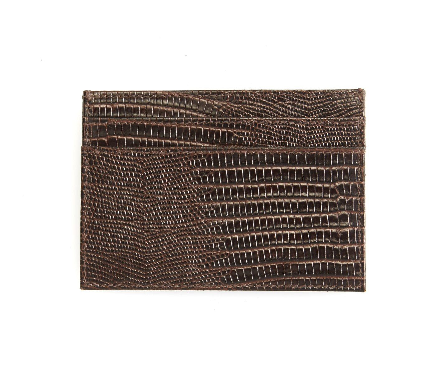 BROWN LIZARD LEATHER WALLET CUDWORTH
