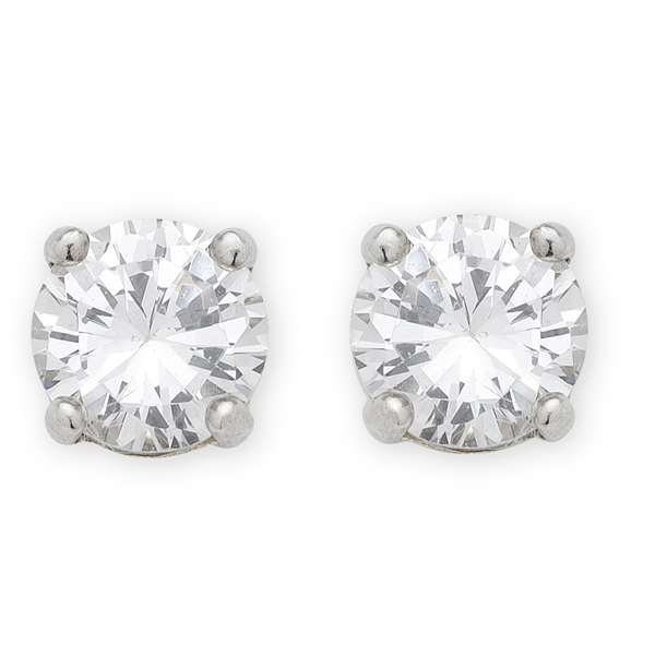Sterling Silver CZ STUDS