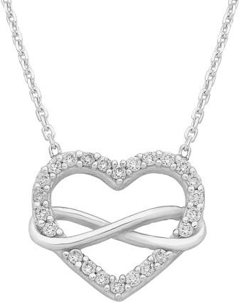 Sterling Silver  CZ Pendant necklace
