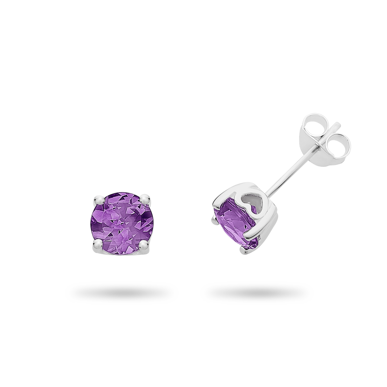 Sterling Silver amethyst earrings