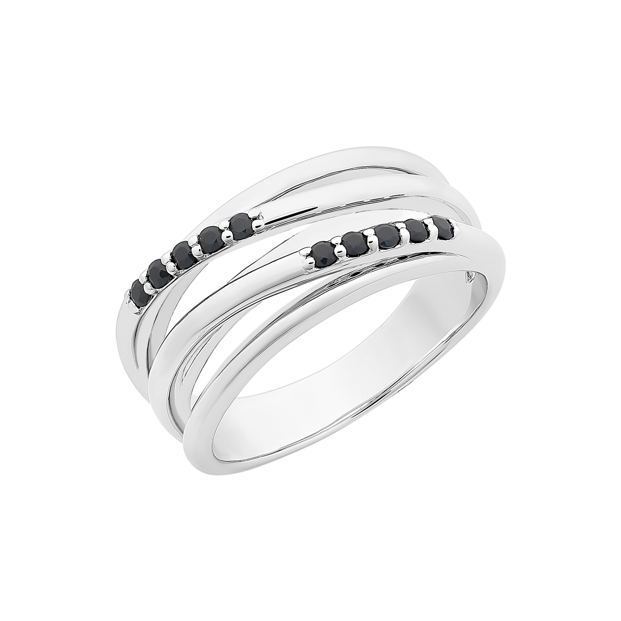 Sterling Silver natural sapphire ring