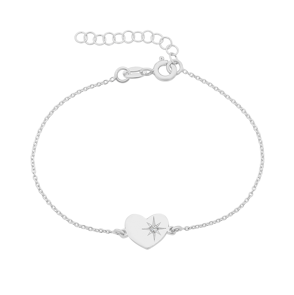 Sterling Silver Diamond bracelet