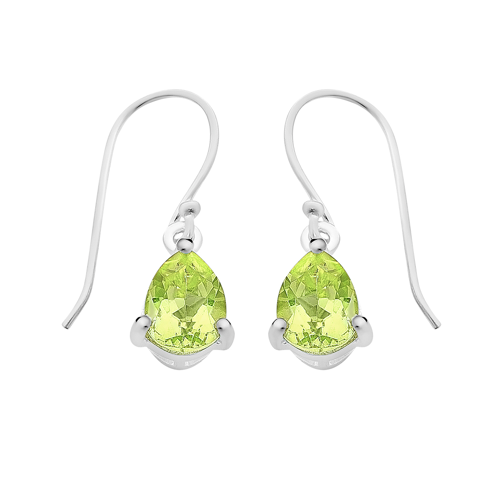 Sterling Silver peridot earrings