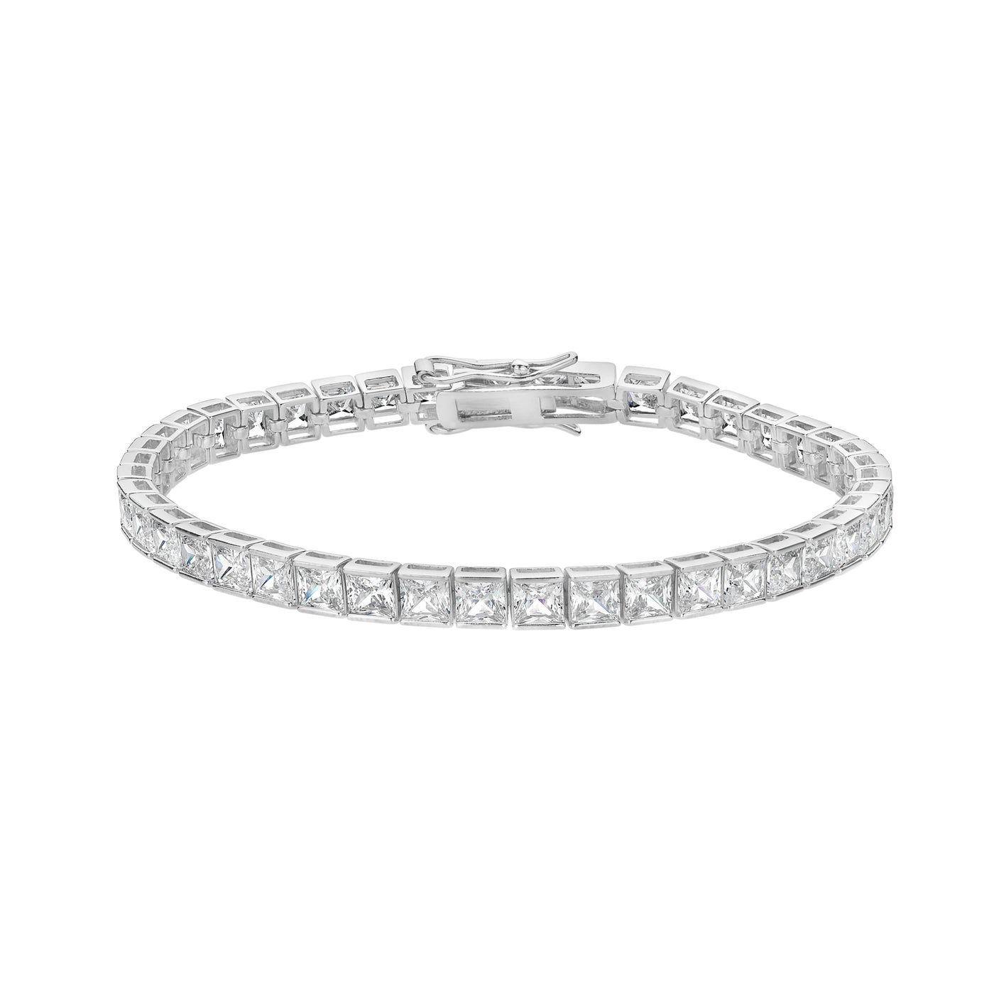Lacouron Sterling Silver CZ tennis bracelet