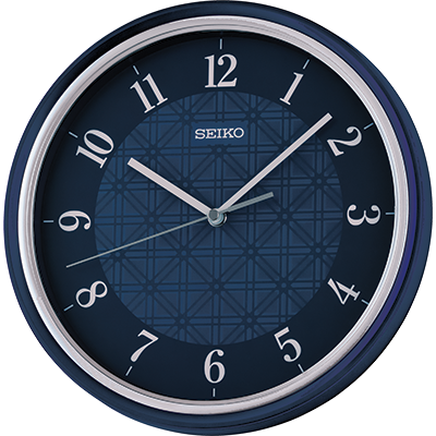 Tartan Check Pattern Wall Clock