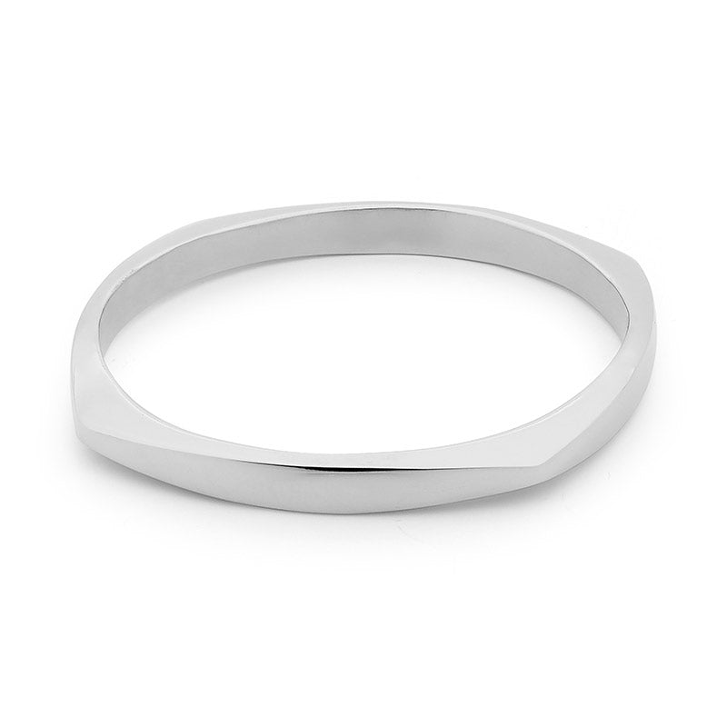 Stainless Steel Square Edge Bangle