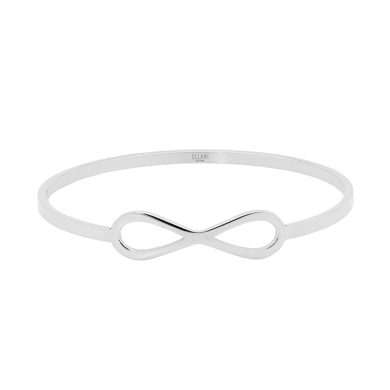 Stainless Steel Infinity Bangle