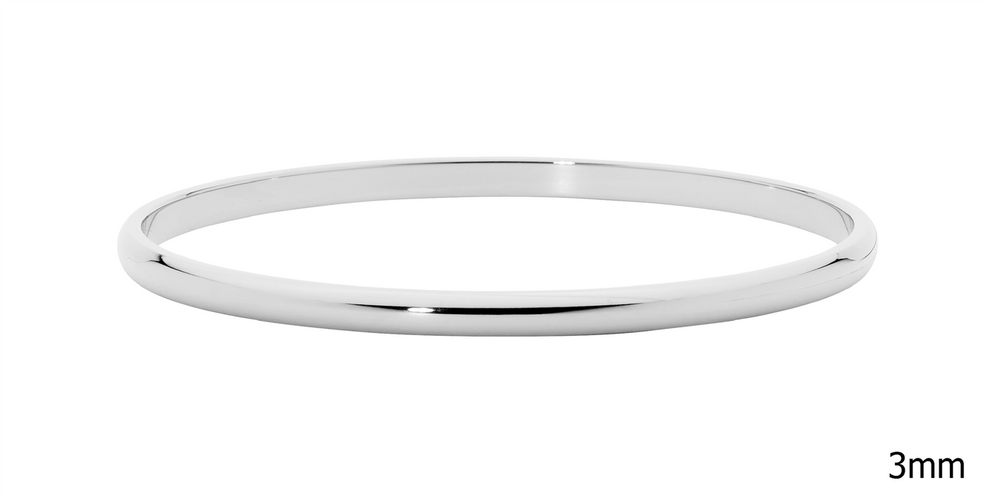 Stainless steel 3mm bangle