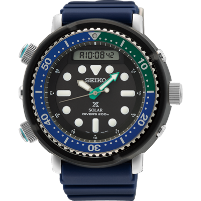 Seiko Prospex Mens Solar SNJ039P Divers D200M Watch