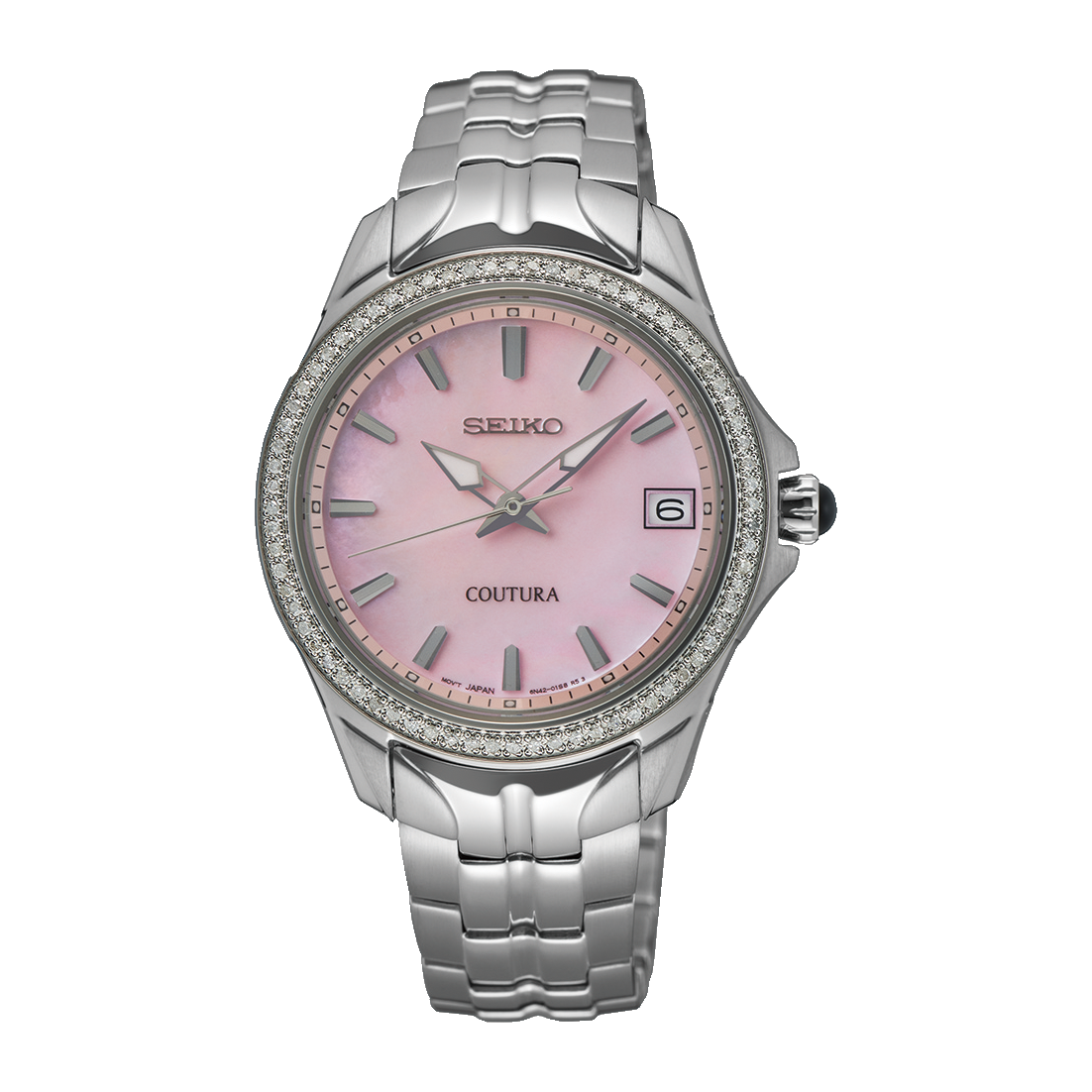 SEIKO DIAMONDS & Mother Of Pearl Coutura Ladies Daywear Watch