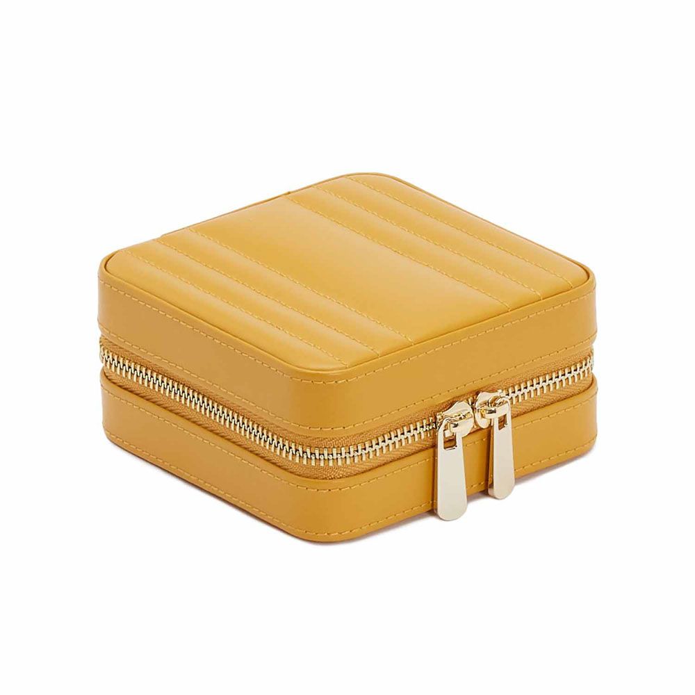 MARIA SMALL ZIP CASE MUSTARD